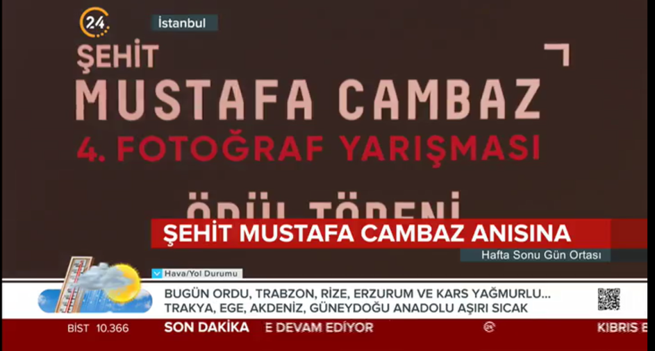 TV 24'te çıkan yarışma haberi